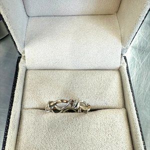 Enhanced Gold Surf & Sand Ring by Ron Vick Jewelry